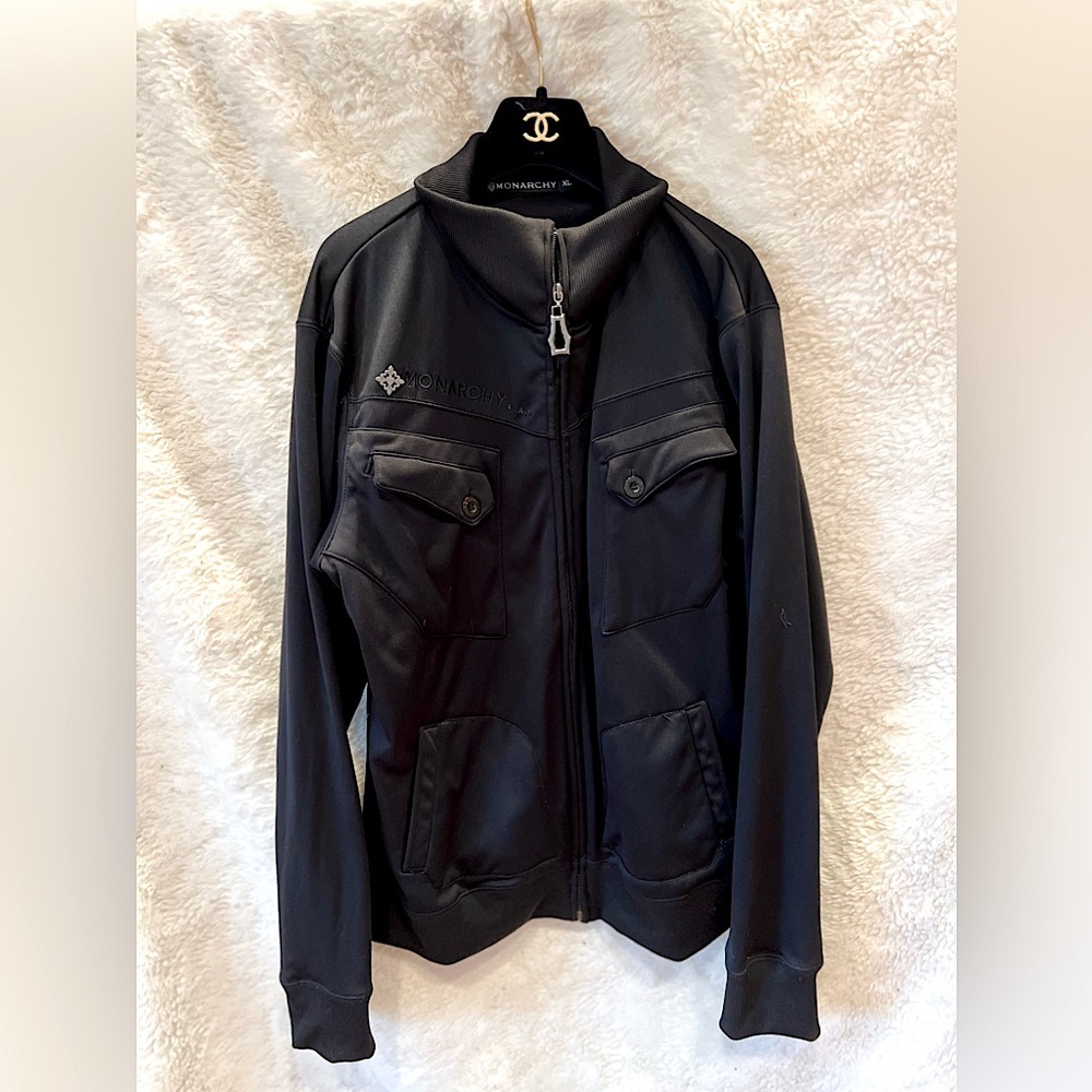Monarchy Men Black Jacket Size XL